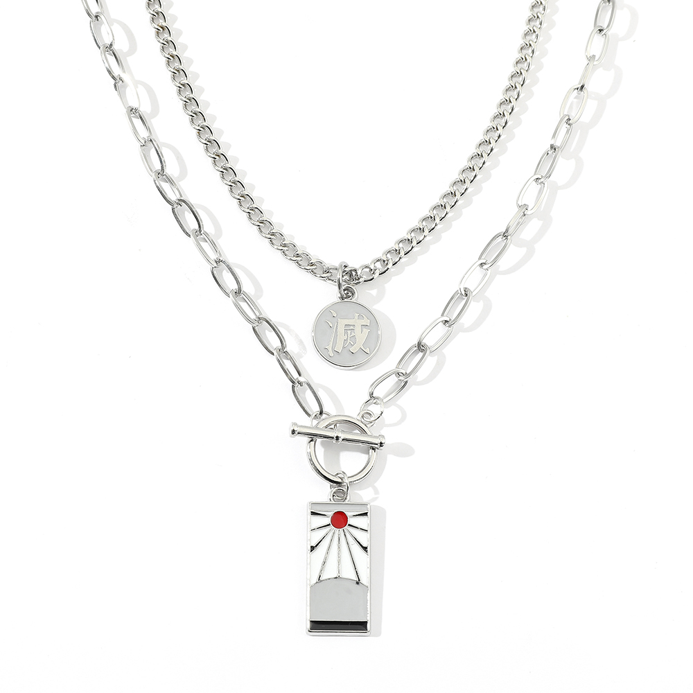 Anime Cosplay Demon Slayer - Anime Demon Slayer Tanjiro Necklace Classic