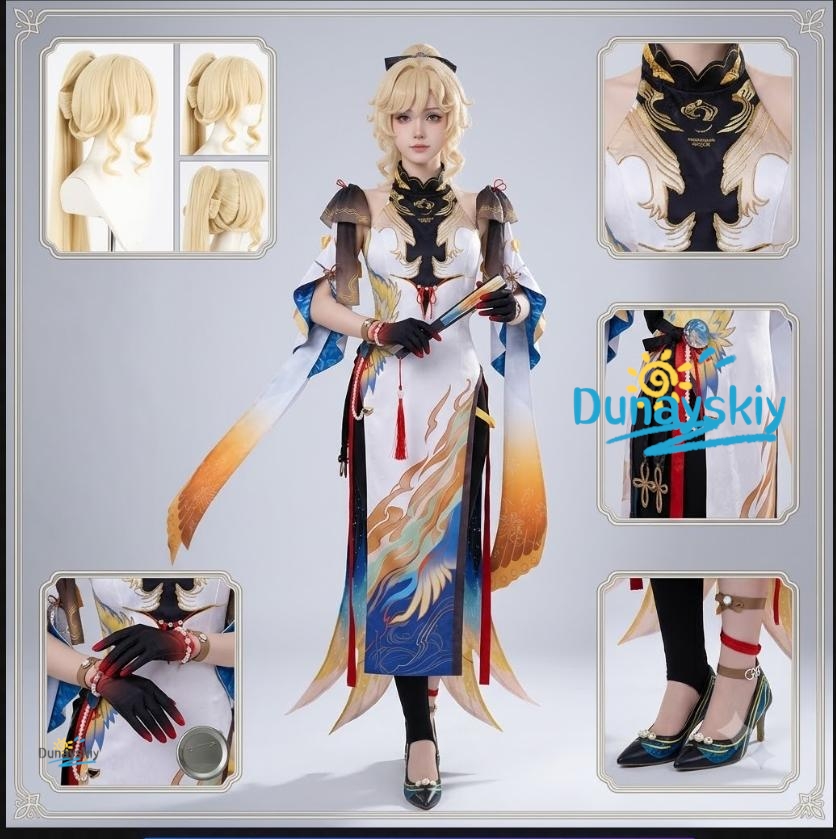 Cosplay Anime Shoes - Suisui Cosplay Outfit Suisui Embroidered Cheongsam