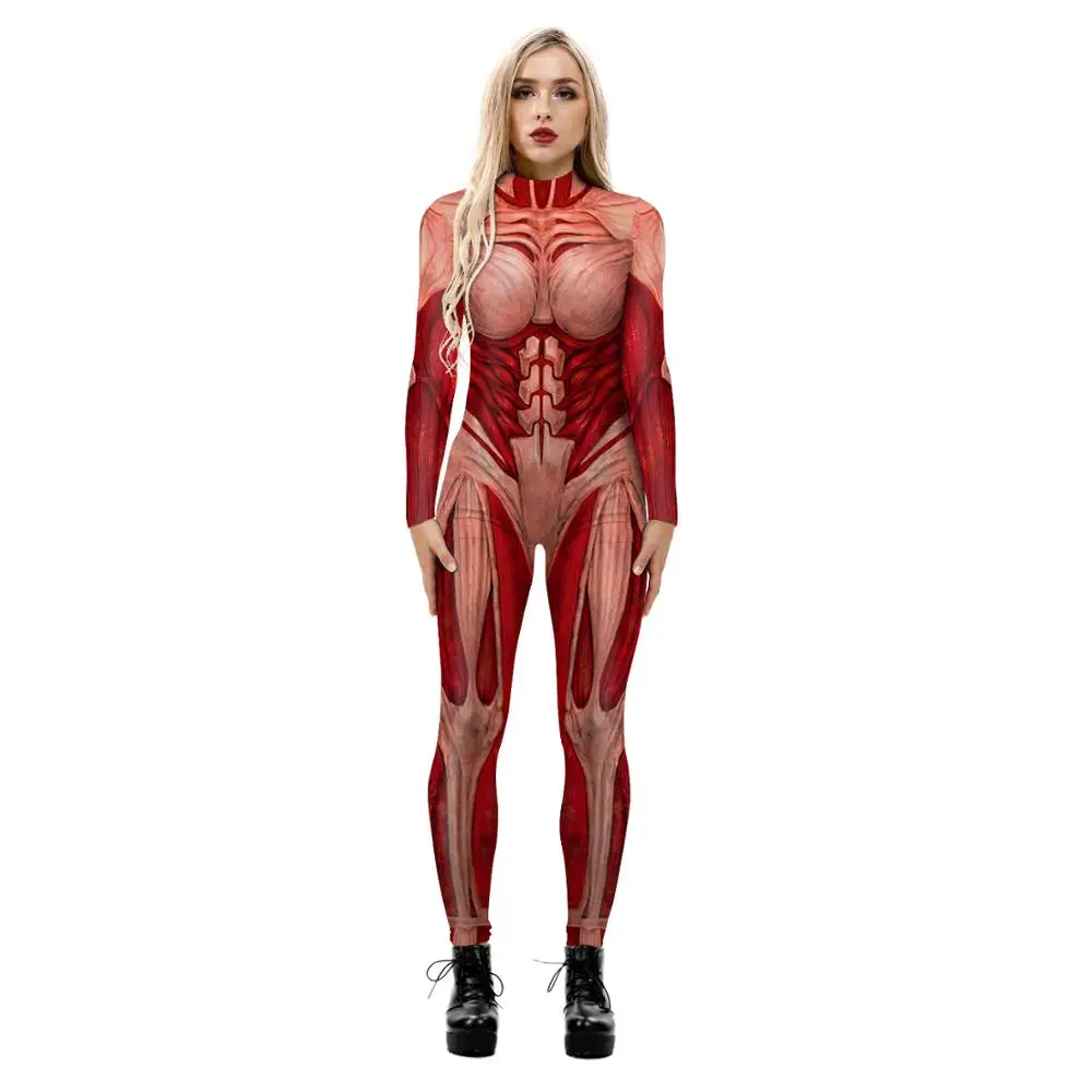 Anime Cosplay Bodysuit - Halloween Woman Attack on Titan Female