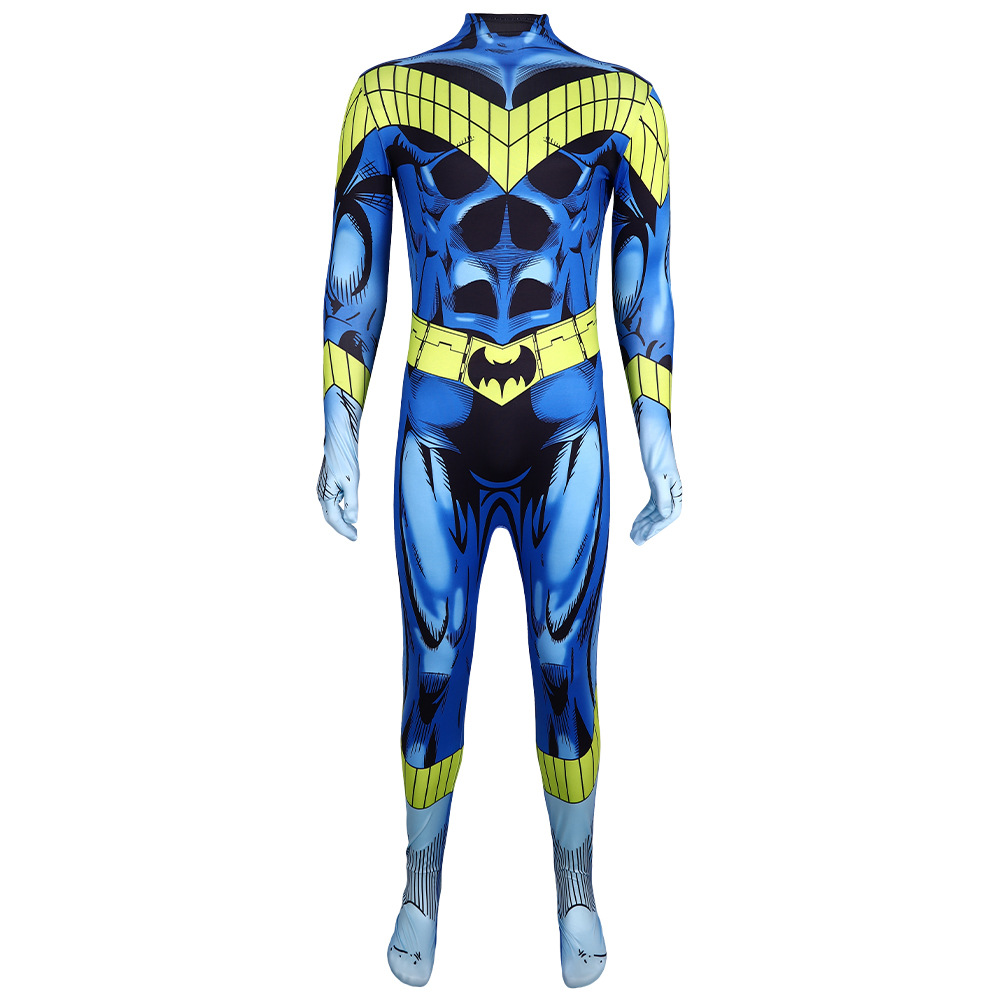 Anime Cosplay Robin - Robin Gotham Nightwing Jumpsuit Cosplay Costume