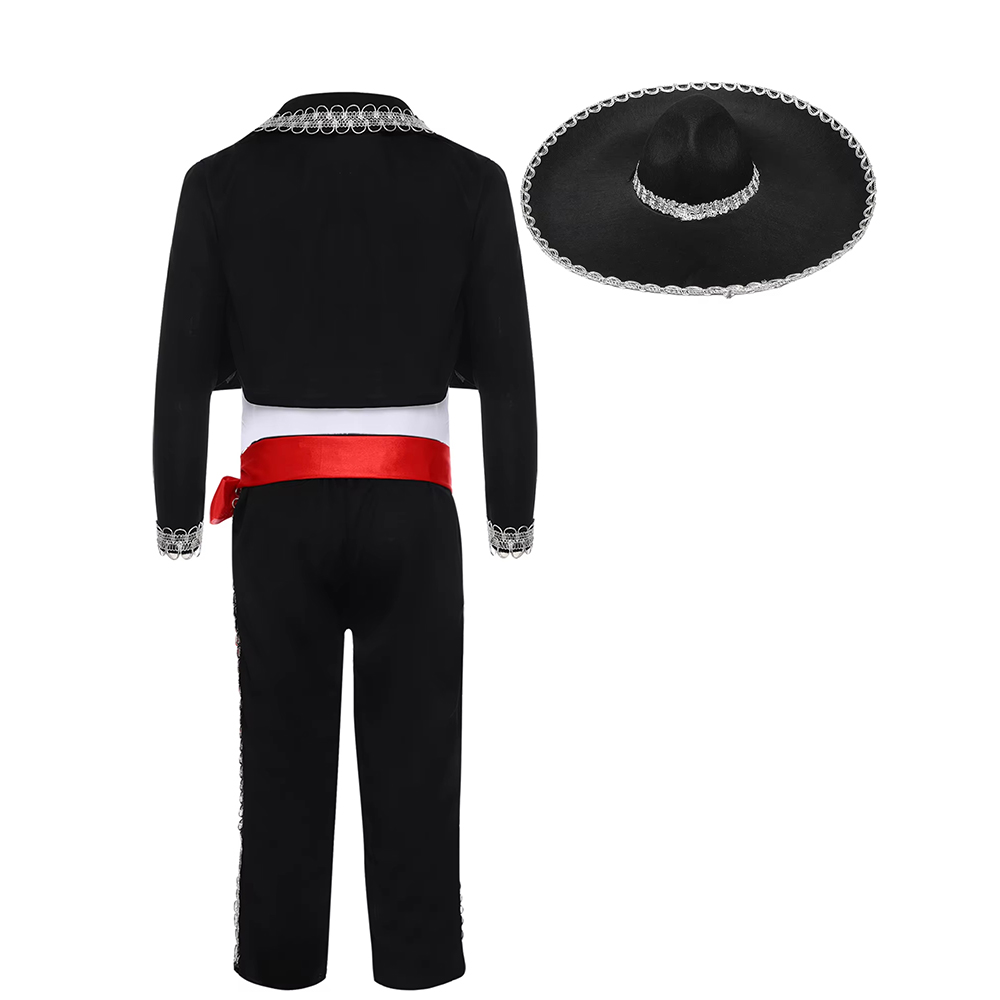 Boy Mexican Costume Kids Tradi - Cosplay Anime Boy 评论和价格