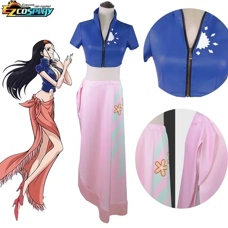 Nico Robin Cosplay Costume Dre - Anime Cosplay Nico Robin 评论和价格