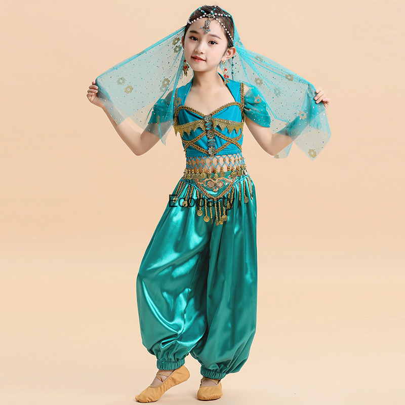 India Princess Belly Dance Set - Anime Cosplay India 评论和价格