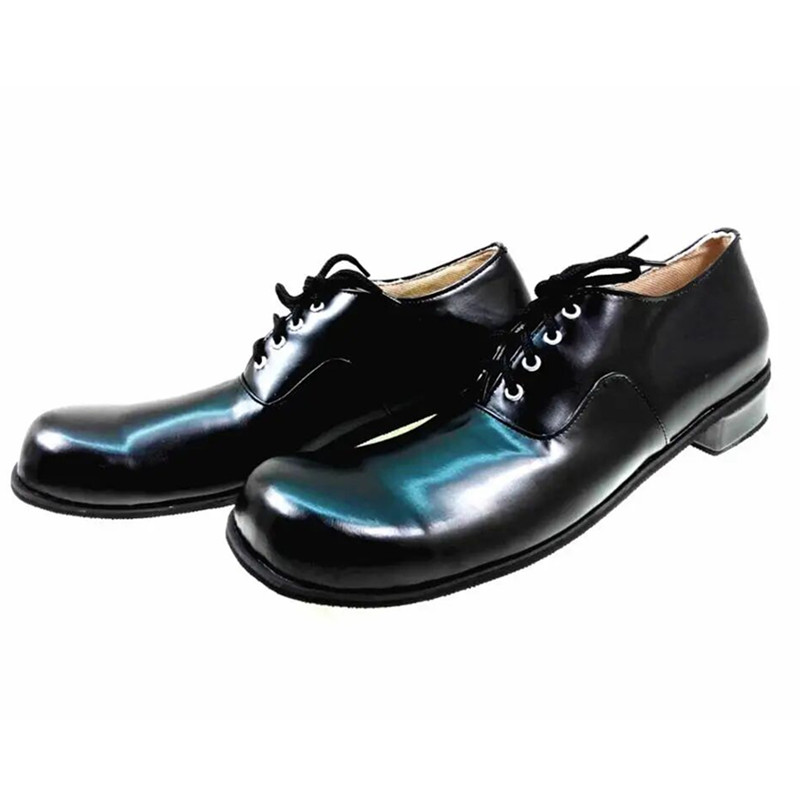 34cm Leather Anime Clown Shoes - Anime Cosplay For Black Guys 评论和价格