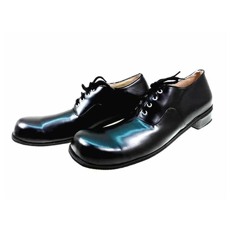 34cm Leather Anime Clown Shoes - Anime Cosplay For Black Guys 评论和价格