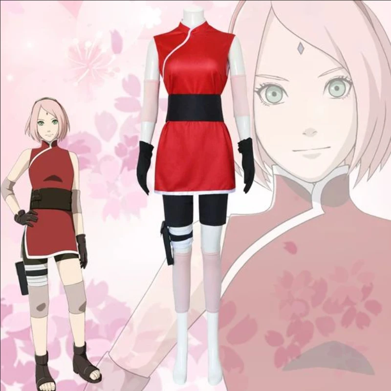 Sakura Haruno Cosplay Complete - Anime Cosplay Ninja 评论和价格