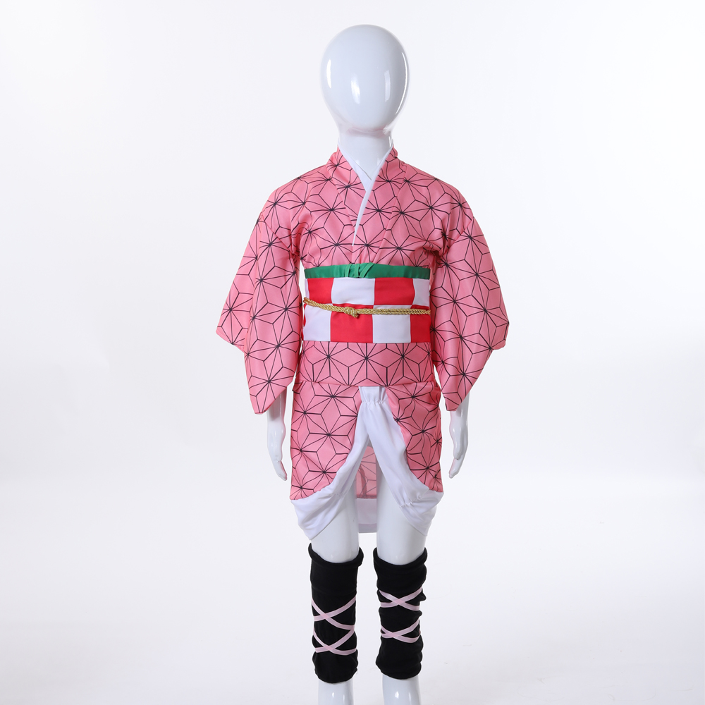 Complete Nezuko Kamado Cosplay - Anime Cosplay Demon Slayer 评论和价格