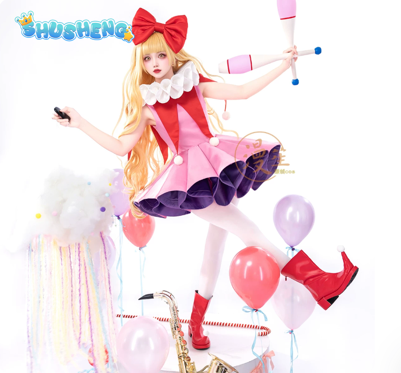 Rima Mashiro Joker Outfit Shug - Anime Cosplay Pink 评论和价格