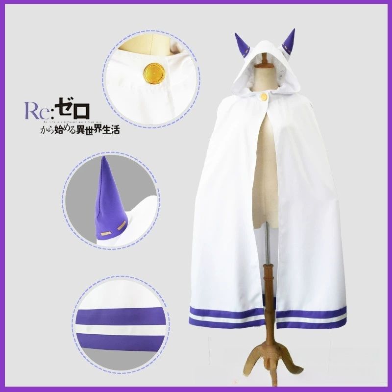 Emilia Cosplay Re Life in a di - Anime Cosplay Bodysuit 评论和价格