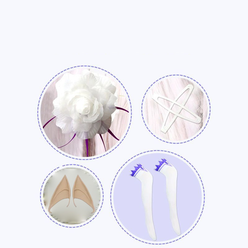 Emilia Cosplay Re Life in a di - Anime Cosplay Bodysuit 评论和价格