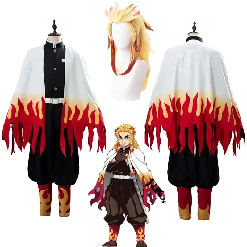 Rengoku Kyoujurou Fantasy Wigs - Anime Cosplay Demon Slayer 评论和价格