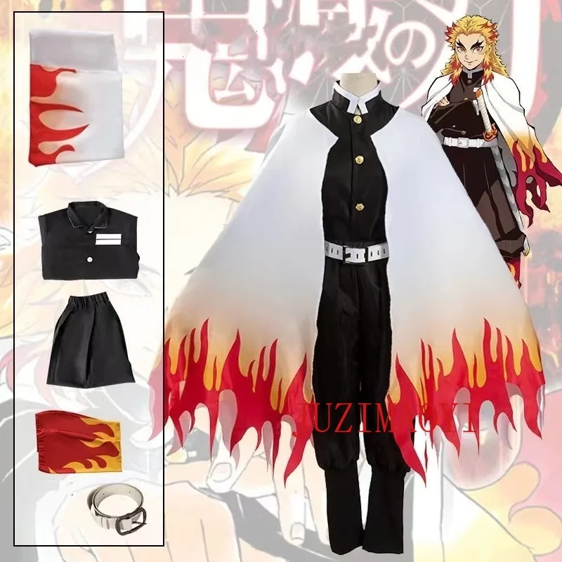 Anime Rengoku Kyoujurou Kimono - Anime Cosplay Shop 评论和价格
