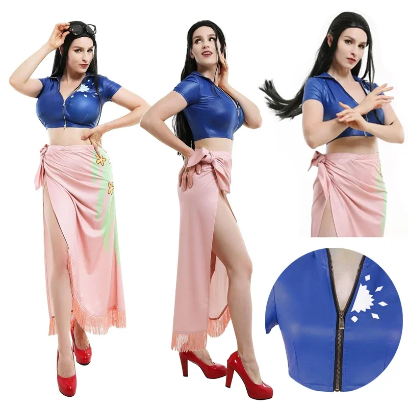 Nico Robin Cosplay Costume Dre - Anime Cosplay Nico Robin 评论和价格