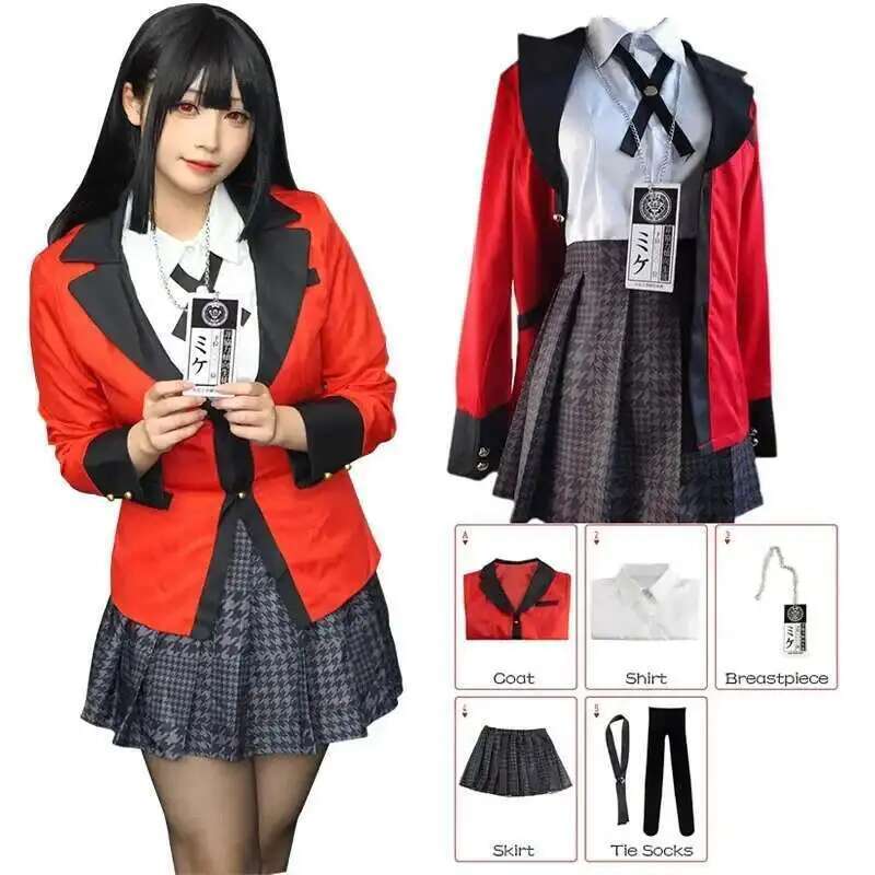 Anime Kakegurui Jabami Yumeko  - Anime Cosplay Ninja 评论和价格