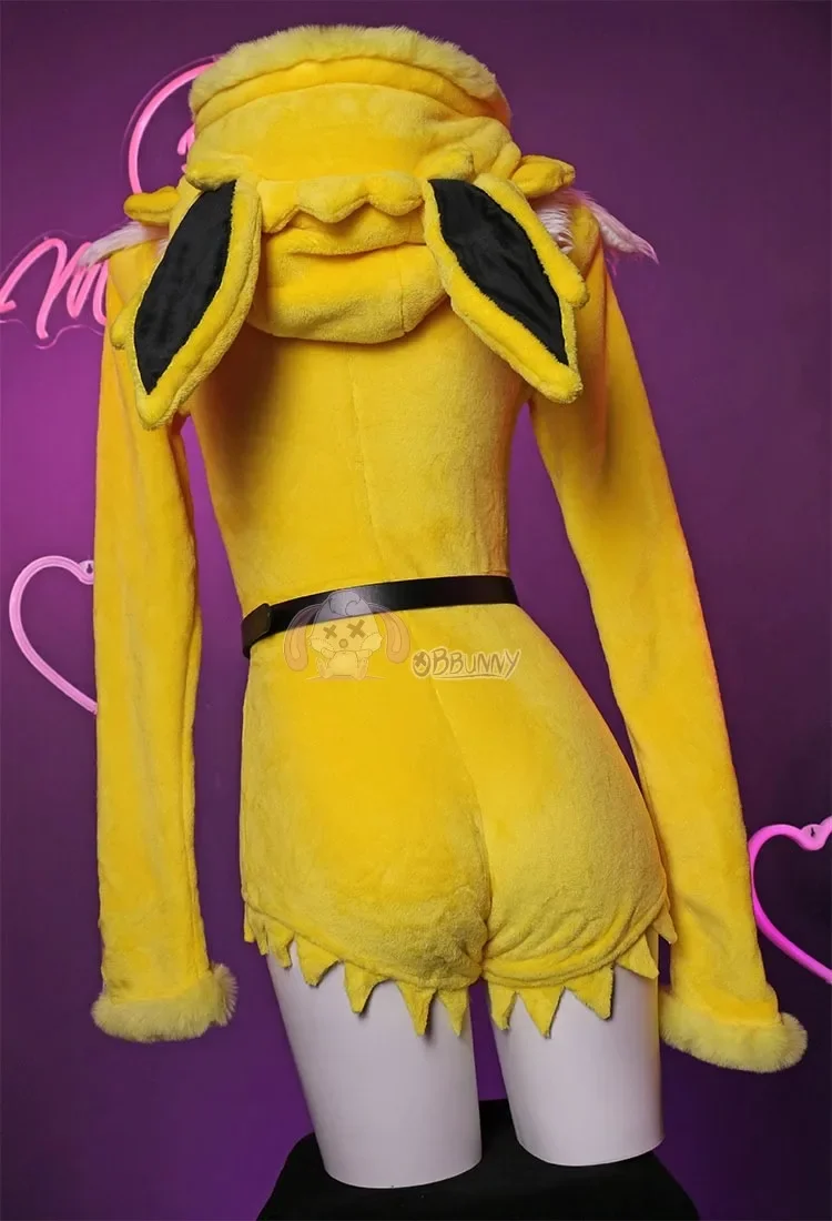 Sexy Deep V Hooded Bodysuit So - Anime Cosplay Bodysuit 评论和价格