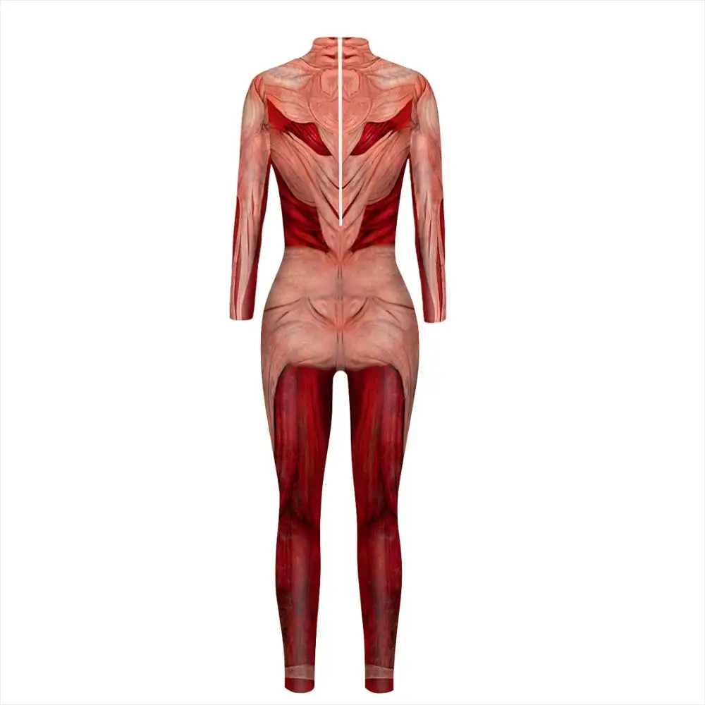 Halloween Woman Attack on Tita - Anime Cosplay Bodysuit 评论和价格