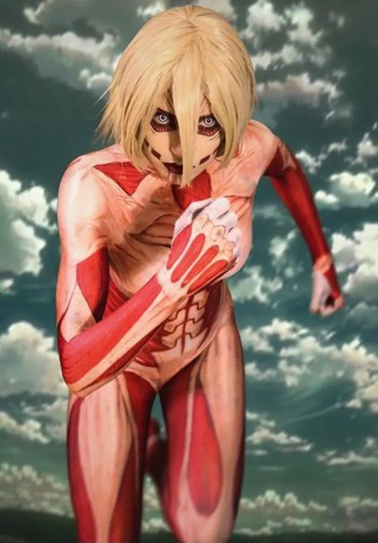 Halloween Woman Attack on Tita - Anime Cosplay Bodysuit 评论和价格