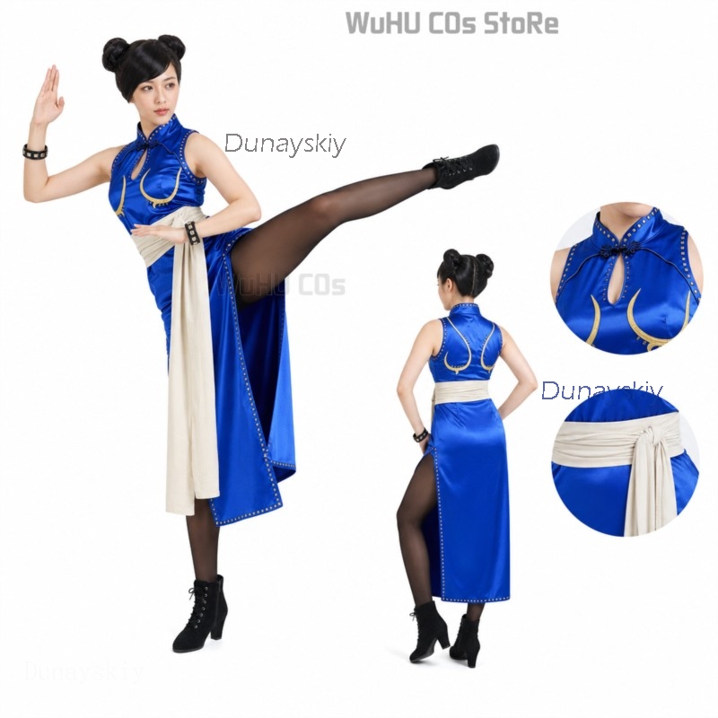 Adult Sexy Street Chun Li Cosp - Live Action Anime Cosplay 评论和价格