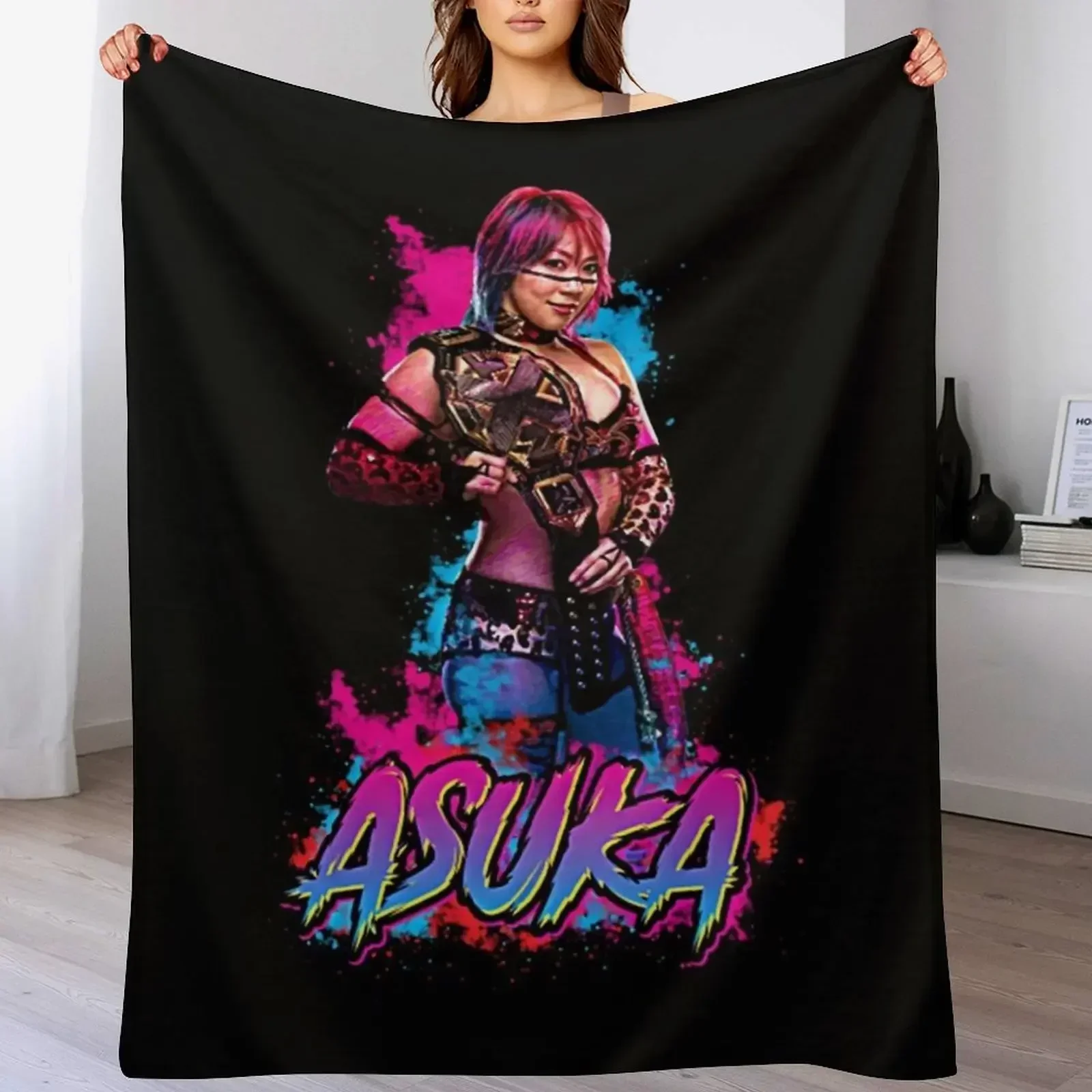 Asuka Asian Wrestler Throw Bla - Asian Cosplay Anime 评论和价格