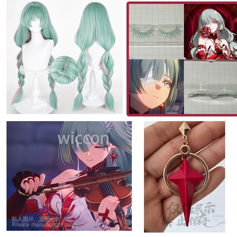 Anime Phrolova Cosplay Wig Gre - Anime Cosplay Pink 评论和价格