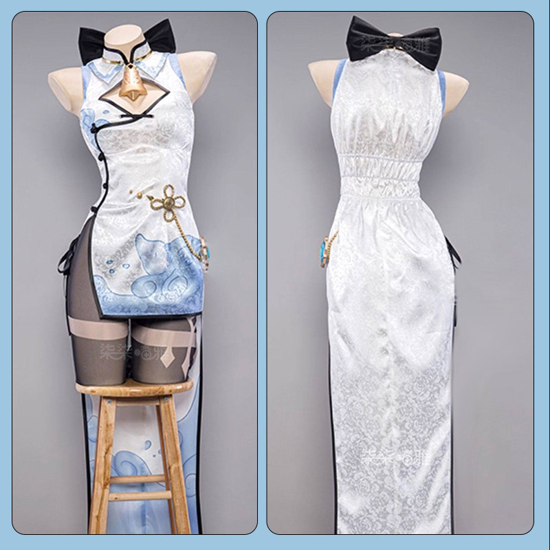 Genshin Impact Ganyu Cheongsam - Anime Cosplay In Chinese 评论和价格