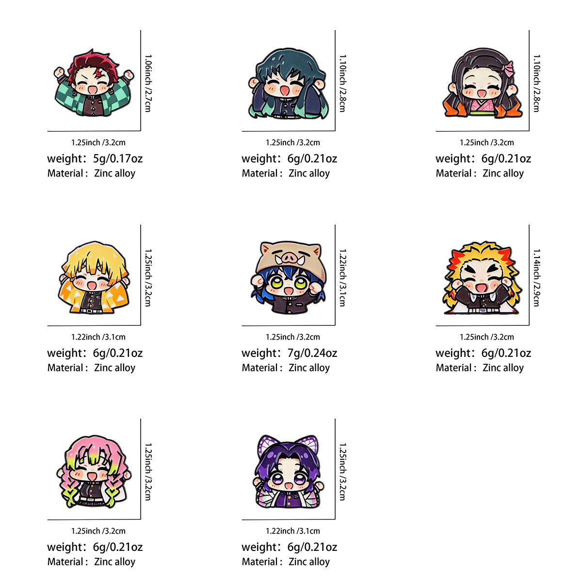 Demon Slayer Kimetsu No Yaiba  - Anime Cosplay Demon Slayer 评论和价格