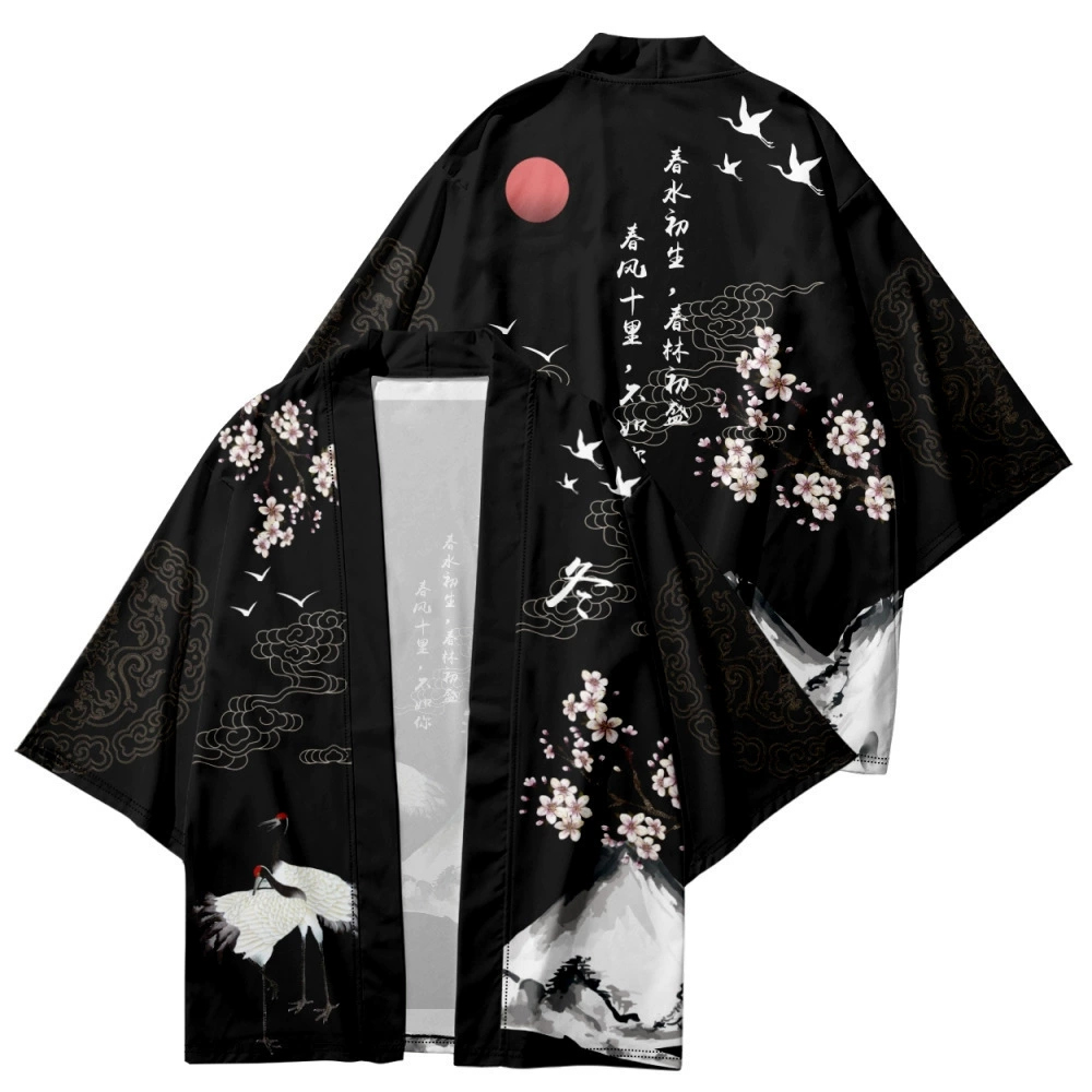 Samurai Crane Anime Shirt Japa - Asian Cosplay Anime 评论和价格