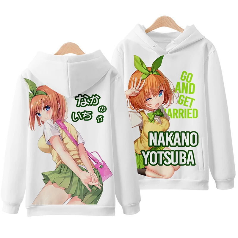 vivi 2025 3D Hoodies The Quint - Quintuplets Anime Cosplay 评论和价格