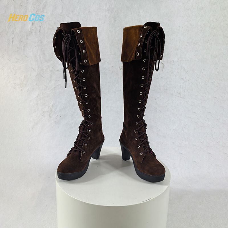 Game Devil Cry 4 Lady Cosplay  - Cosplay Anime Shoes 评论和价格