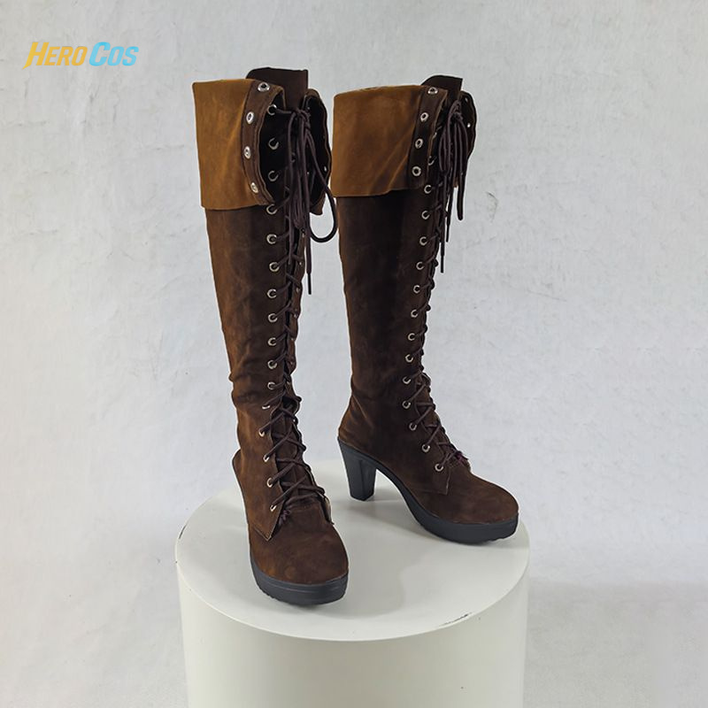 Game Devil Cry 4 Lady Cosplay  - Cosplay Anime Shoes 评论和价格