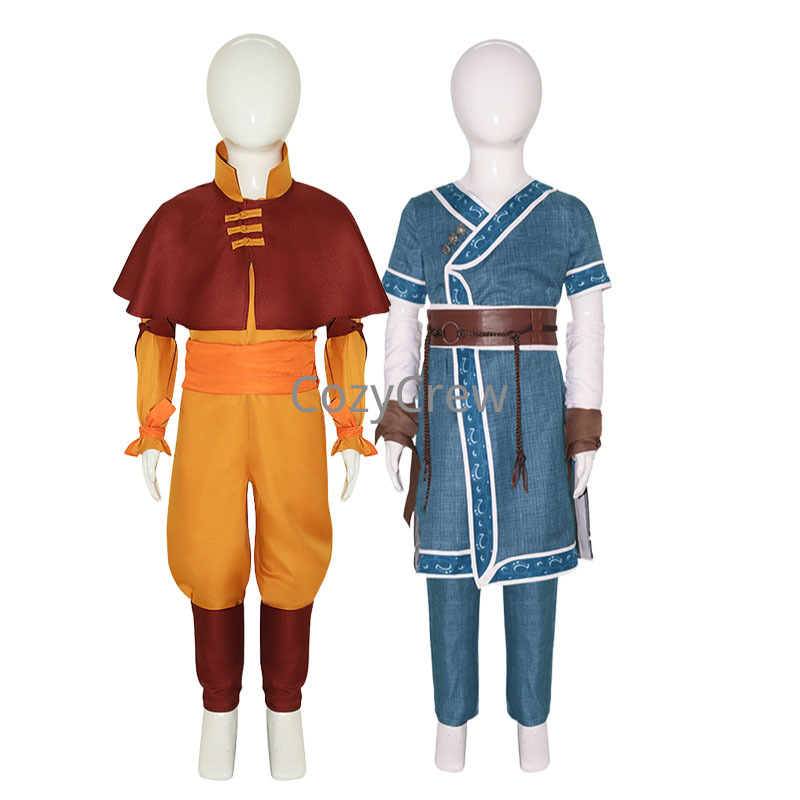Cosplay Costume Aang Katara Fu - Anime Cosplay Netflix 评论和价格