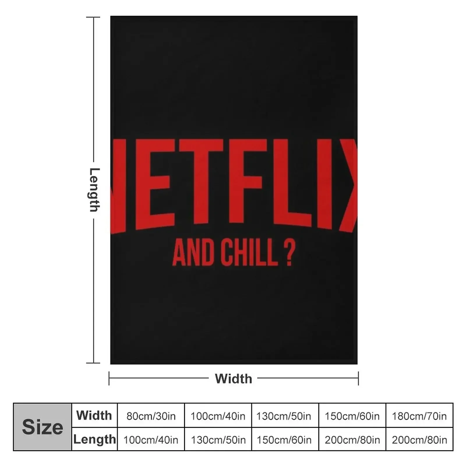 Netflix and chill Throw Blanke - Anime Cosplay Netflix 评论和价格