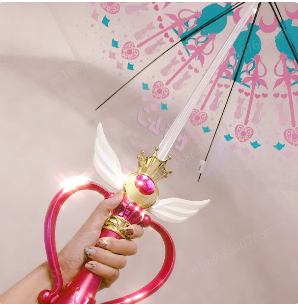 Princess Cute Anime Glowing Sa - Sailor Moon Wand 评论和价格