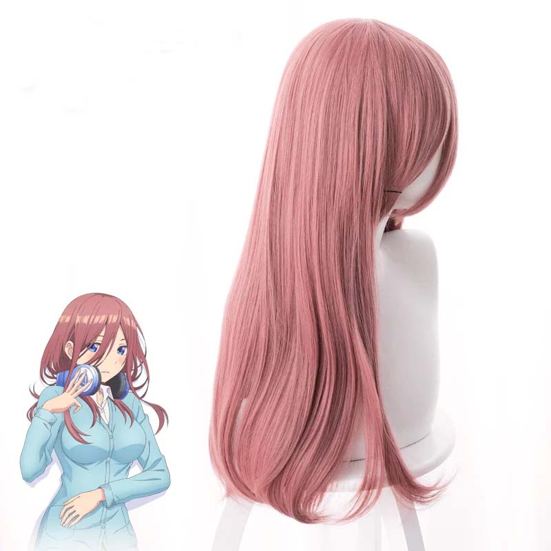 Dark Pink 50cm Heat Resistant  - Quintuplets Anime Cosplay 评论和价格
